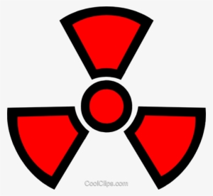 Symbol Of Nuclear Energy Royalty Free Vector Clip Art - Radioactive Symbol Png