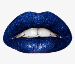Blue Glitter Lips // It's Like There Is A Fucking Galaxy - Background Tumblr Lips Blue