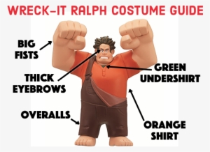 Adult/child Costume Guide For Wreck-it Ralph - Disney Wreck-it Ralph Action Figure - Ralph