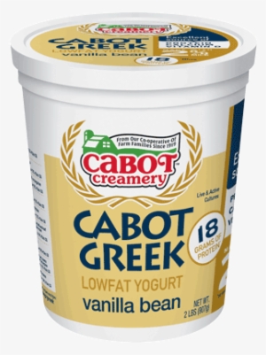 Vanilla Bean Lowfat Greek Yogurt - Cabot Vanilla Bean Greek Yogurt