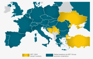 Map Met Gem - Eea Countries Map Of European Economic Area