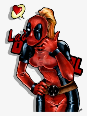 Colossus Colored Banner Free - Girl Deadpool