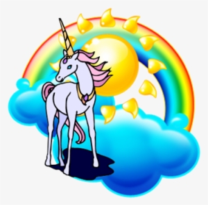 Unicorns - And - Rainbows - Sunshine Unicorns And Rainbows - Stephanie Unicorn Ornament (round)