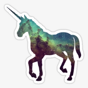 I Believe In Space Unicorns - Simple Unicorn Silhouette
