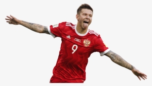 Fedor Smolov Render - Russia Soccer Player Png