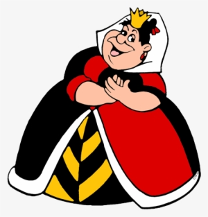 Hearts Clipart King And Queen Pencil And In Color Hearts - Alice In Wonderland Queen Of Hearts Cartoon