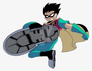Teen Titans Robin Png Picture Black And White - Teen Titans Robin Png