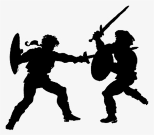 Collection Of Sword High Quality Free - Two People Sword Fighting