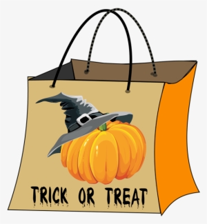 Halloween Bag Clip Art - Trick Or Treating Bag