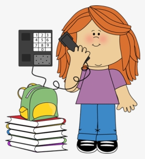 Png Download Classroom Clip Art Images - Student Phone Clipart