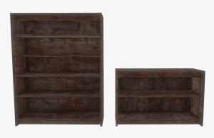 Bookcase - Fo4-bookcases - Fallout 4 Wood Furniture