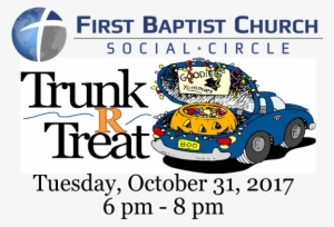 October 31, 2017 Trunk R Treat At Social Circle First - Trunk Or Treat Volunteers