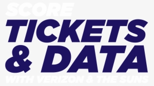 Score Tickets & Data With Verizon & The Suns - Poster