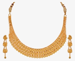 Orra Gold Set Necklace Designs - Gold Necklace And Earring Set Designs