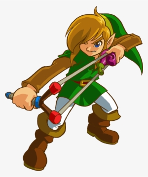 Link Firing Mystery Seed - Legend Of Zelda Oracle Of Ages Link