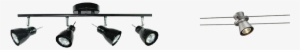 Track Light Png - Intalite Diabo Lamp Head For Wire System, Silvergrey,