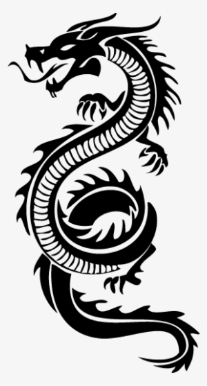 Serpent - Tattoo Tribal Dragon Red