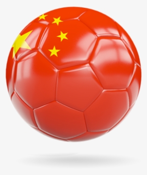 china soccer ball flag