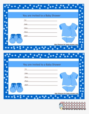 Blue Baby Shower Invitations 5 - Baby Shower