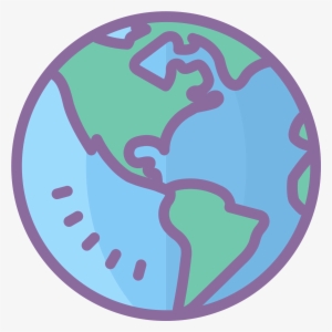 Free Png And Svg Download - Globe Icon