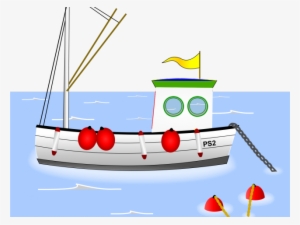 Fishing Boat Clipart Watercraft - My Travel Diary: Kids Travel Journal