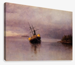 Wreck Of The Ancon In Loring Bay, Alaska Canvas Print