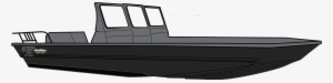 Dark Gray Model Sjx Jet Boats - Fire Tiger Boat