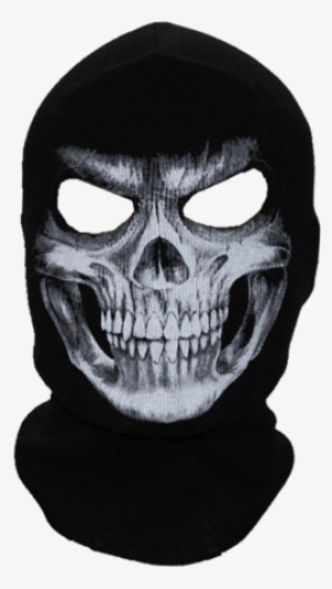 A Black Skull Face Mask - Balaclava Hood Full Face Skull Masks