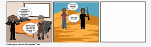 Isis Bites Presidents Butt - Cartoon