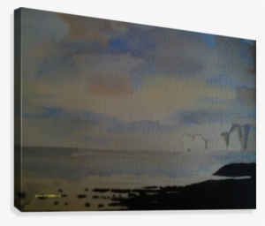 The White Cliffs Of Dover Adrian Butt Canvas Print - Painting