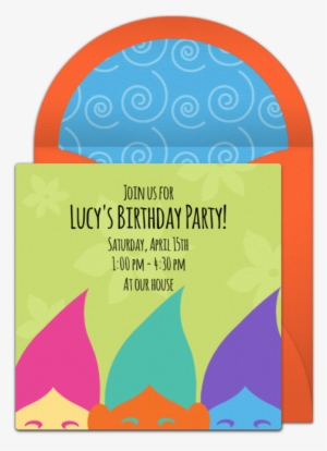 Awesome Invitation Design That You Can Send Online - Online Invitations Trolls