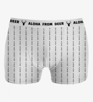 aloha from deer, fk you white underwear image $i - briefs