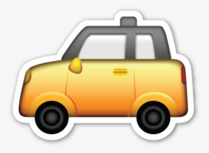 Emoji Clipart Car - Emoji Taxi Png
