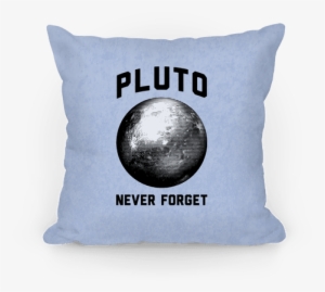 Pluto Pillow Pillow - Pluto Never Forget Tote Bag: Funny Tote Bag From Lookhuman.