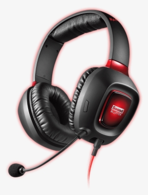 Usb Gaming Headset With Customizable Led Lighting - Sound Blaster Tactic3d Rage