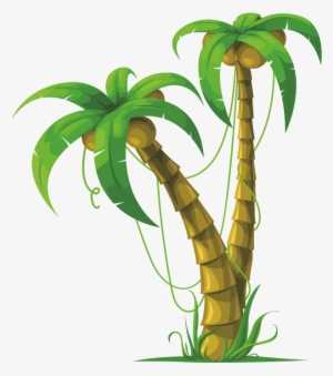 Palmera Dibujo Png - Coconut Tree Vector