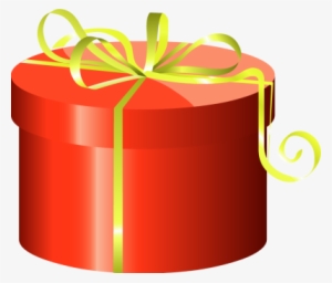 Gift Clipart Cylinder - Cylinder Gift Box