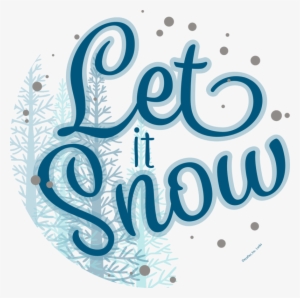 Winter Wonderland Let It Snow Script - Graphic Design