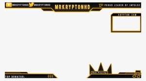 Obs Overlay Template Yellow
