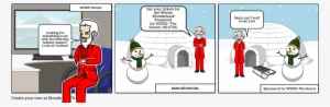 Winter Wonderland Ad - Cartoon