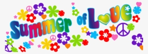 Clipart Banner Summer - Summer Of Love Clipart