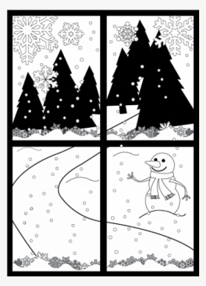 Winter Wonderland Stamp - Illustration