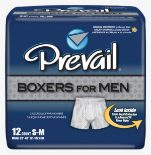 prevail boxers for men - first quality absorbent underwear prevail pull on medium