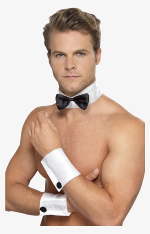 Smiffy's Male Stripper Kit Collar Bow, Tie