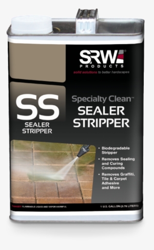 Srw Products Sealer Stripper Outdoor Surface Cleaner - High Gloss Paver Sealer 1 Gallon