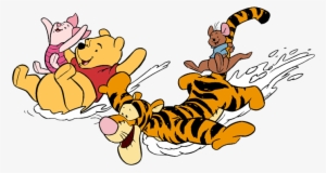Tiger Print Clipart Tigger - Winnie The Pooh Sliding