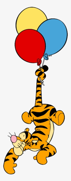Tigger Transparent Balloon Png Freeuse Stock - Tiger From Winnie The Pooh With Balloon
