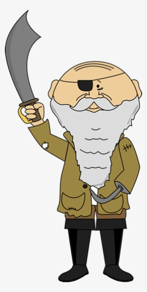 Old Pirate - Old Pirate Clipart