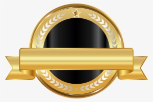 Gold Seal Png Download - Black And Gold Seal Png