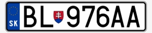 Open - Sk License Plate Europe